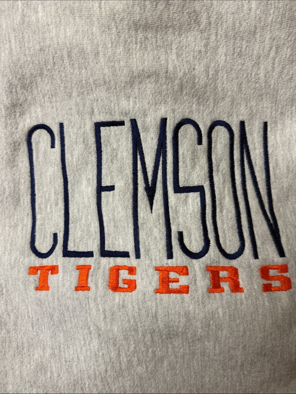 Rare Vintage Clemson Tigers Crewneck Sweatshirt Sz. L